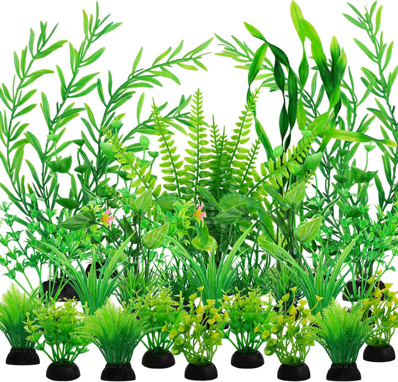 QUOZUO Fish Tank Accessories Aquarium Decorations Green Plants