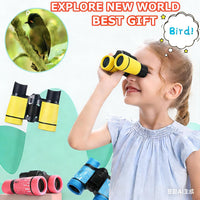 Kids Binoculars Ages 3-12 with Compass & Whistle – Fun for Kids & Family - Yellow - image 2