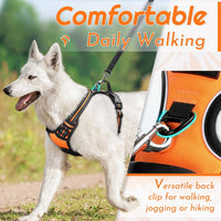 Eagloo Dog Harness for Large Dogs - Medium / Orange - image 4