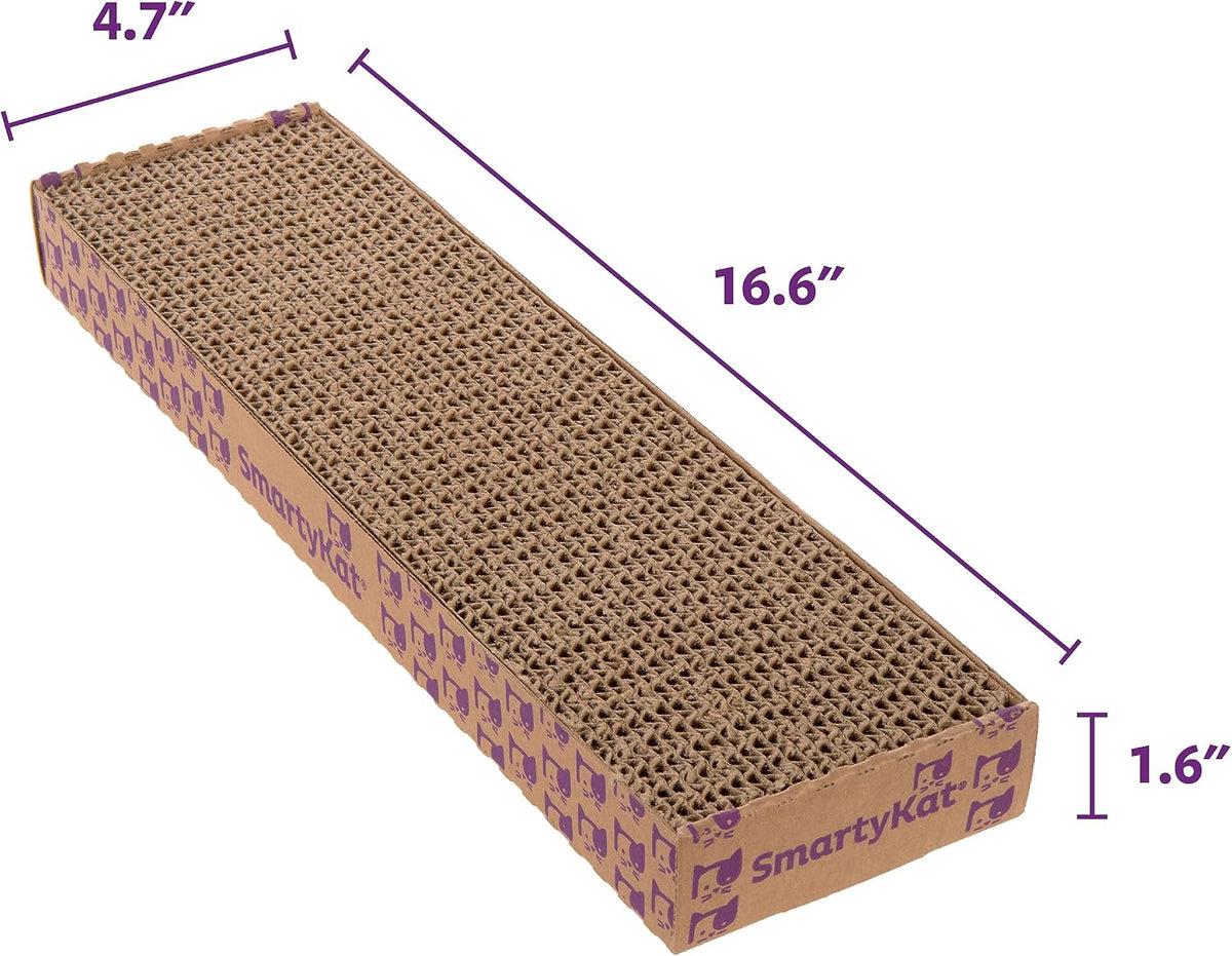 SmartyKat Super Scratcher Chaise Corrugated Cat Scratcher - Rectangle Scratcher / One Size - image 3
