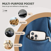 Adjustable Dog Sling Carrier with Pocket - Blue - image 3