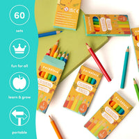 THE TWIDDLERS 30 Pack Mini Colored Pencils, 6 Pencils per box - 6 Count (Pack of 60) / 60 Pack - image 3
