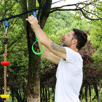 Rainbow Craft Ninja Rings, Trapeze Wheels & Monkey Bars - 7 Pack Ninja Acc - image 4
