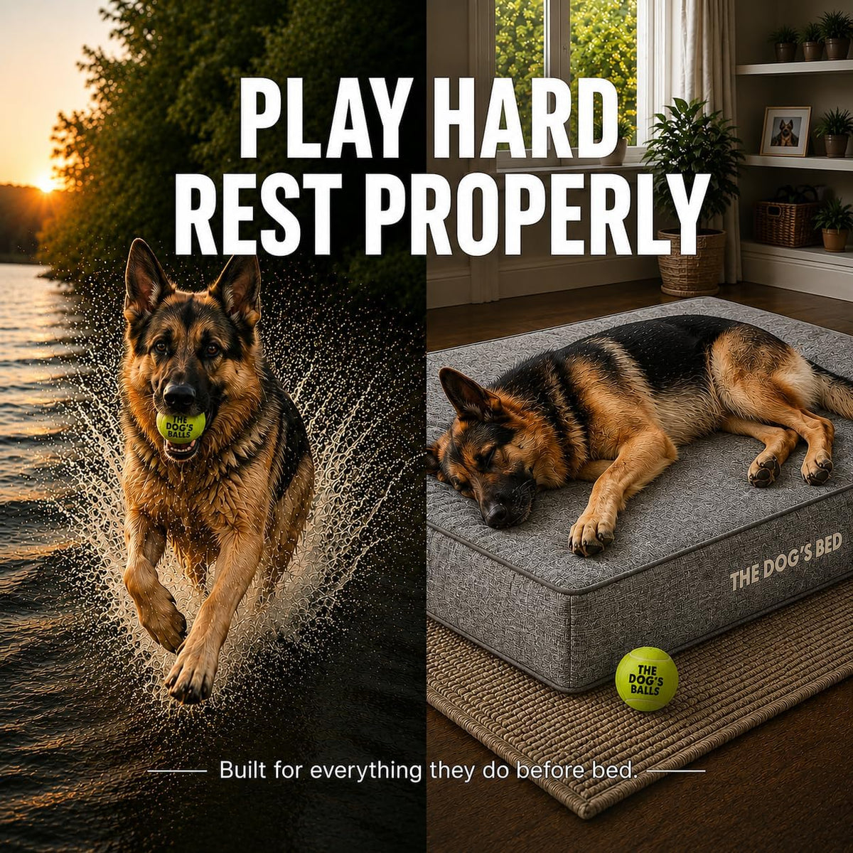 The Dog’s Bed Orthopedic Memory Foam Dog Bed - Grey Linen / XL Beds (6" deep) - image 2