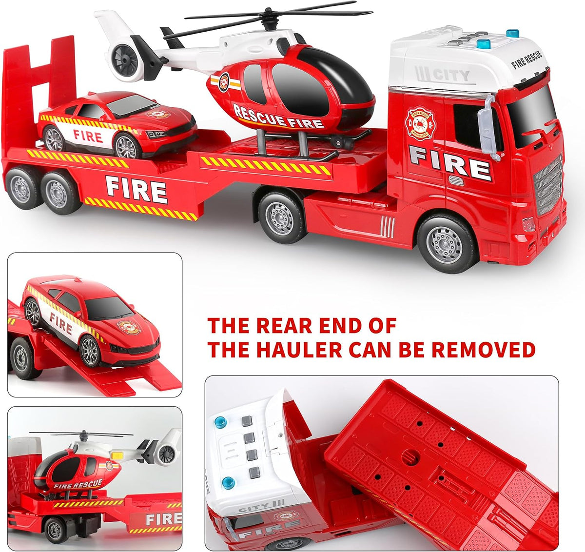 Dwi Dowellin Toddler Boy Toys for 3 4 5 6 Year Old - Fire Truck - image 2