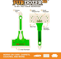 FurDozer Pet Hair Remover & Auto Detailing Tools - Green / (3 Pack) - X6, X3 PRO, X3 MINI - image 2