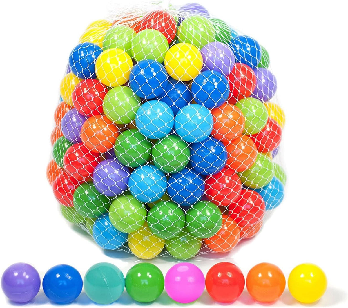 Playz Crush Proof Ball Pit Balls 50 Count - 200 Balls
