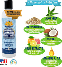 Bodhi Dog Skunk Shampoo | Skunk Smell Odor Remover Cleans & Deodorizes Using Essential Oils - Oatmeal Organic / 8 Fl Oz - image 3