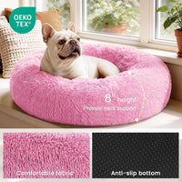 Love's cabin Calming Cat Bed for Indoor Cats - Pink / 20" - image 3