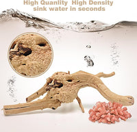 WDEFUN Natural Spiderwood for Aquarium Decor 3-Piece 7''-11'' Long Natural Driftwood Branches for Fish Tank Decorations