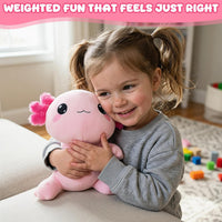 TOYSYM Weighted Stuffed Animals - Axolotl / Medium - image 2