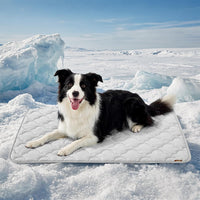 ZOMISIA Cooling Dog Mat Extra Large - 41x27"(XL-Crate) / Grey