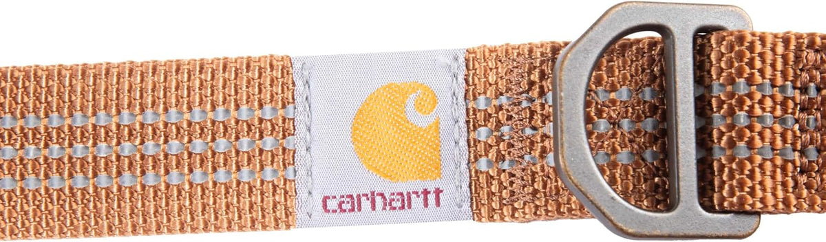 Carhartt Nylon Dog Collar Hunter Orange L – Essentials for Dogs - Carhartt Brown / Large 18-26"(L) X1"(W) - image 4