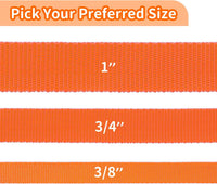 Hi Kiss Dog/Puppy Obedience Recall Training Agility Lead - 100 Feet / T3:Large Dog Thicken orange - image 2