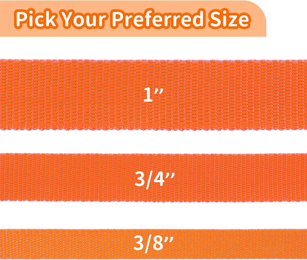 Hi Kiss Dog/Puppy Obedience Recall Training Agility Lead - 100 Feet / T3:Large Dog Thicken orange - image 2