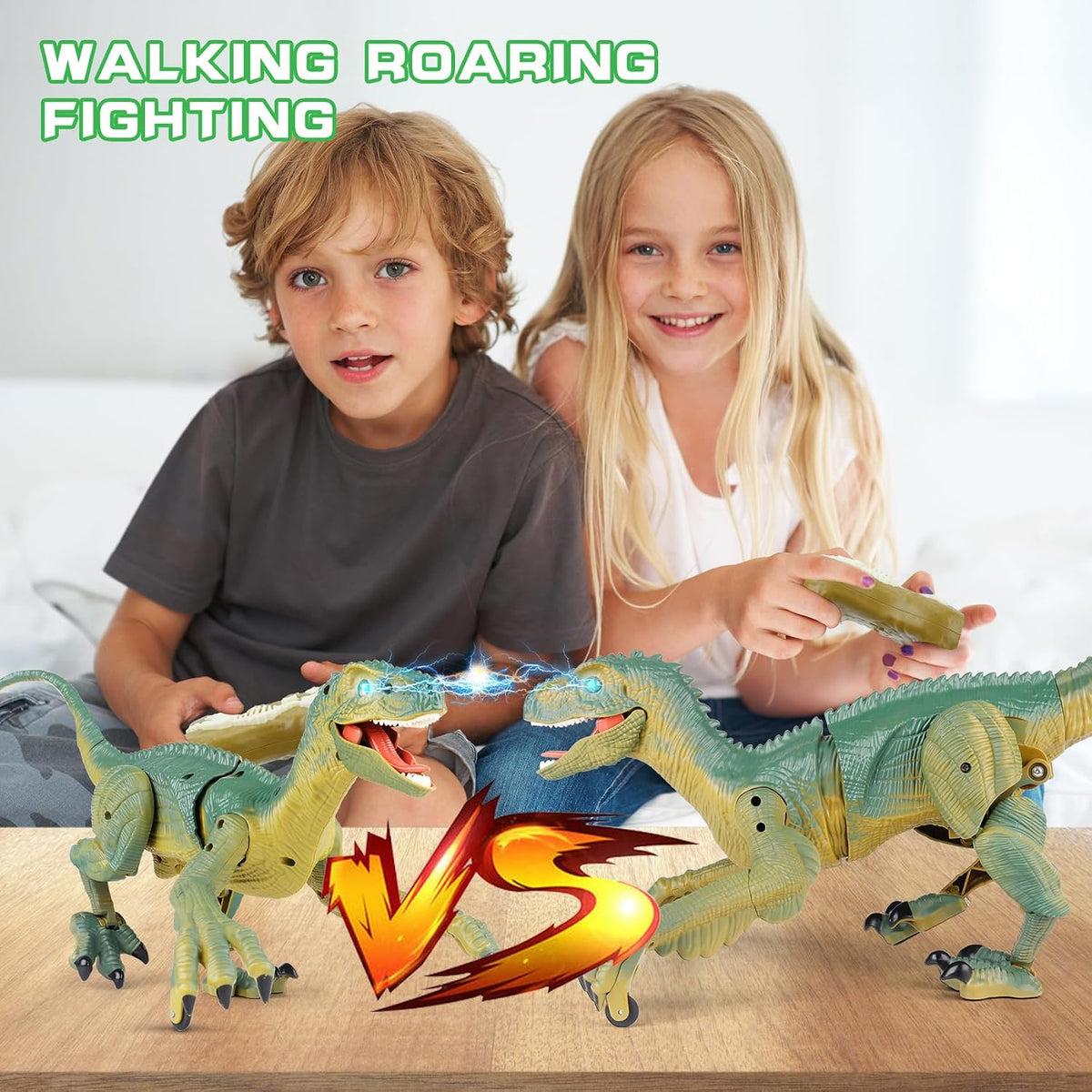 VERTOY Remote Control Dinosaur Toys for Kids - Velociraptor - image 3