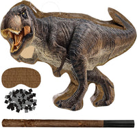 Sotiff dart theme toy gun piñata with blindfold, stick and confetti - view 4