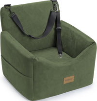 JOEJOY Dog Car Seats for Small Medium Dogs Under 35lbs - Green / Small/Medium