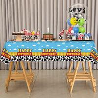 Ragnhild 3 Pack Cow Print Birthday Party Supplies Cow Pattern Printed - Blue / 3 - image 4
