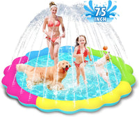Raxurt Non-Slip Splash Pad for Kids and Dog - Colorful / 75in