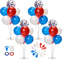JOYYPOP 4 Sets Balloon Stand Kit For Table - 4 Pack Colorful