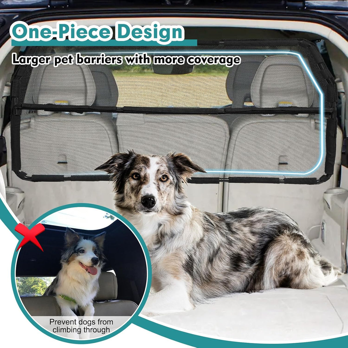 Dog Car Barrier Escape-Proof - Small - image 2