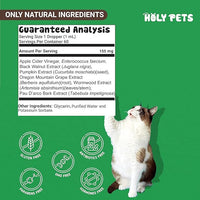 Herbal Gut Cleanse & Natural Parasite Support for Dogs & Cats with Probiotics – Promotes Digestive Health, Detox, and Wellness – Liquid Supplement for Pets – Made in The USA