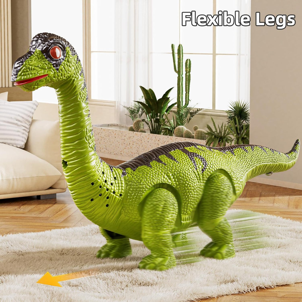 TEMI Walking Dinosaur Toys for Kids 3-5，3 Pack Electrical Dinosaurs - image 4