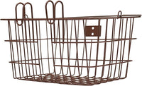 Retrospec Apollo-Lite Lift-Off Bike Basket - Detachable Steel Handlebar Basket with Carrying Handle for Commuting, Shopping & Beach Trips - 14.5in x 9.5in Weather-Resistant Biking Gear