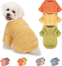 Dog Sweater, Dog Clothes for Medium Dogs Male or Boy - Orange+Yellow+Green / X-Large