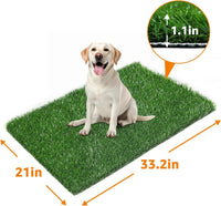 LOOBANI 33.2in x 21in Replacement Artificial Grass for Dogs Potty - 33.2"x21" - image 2