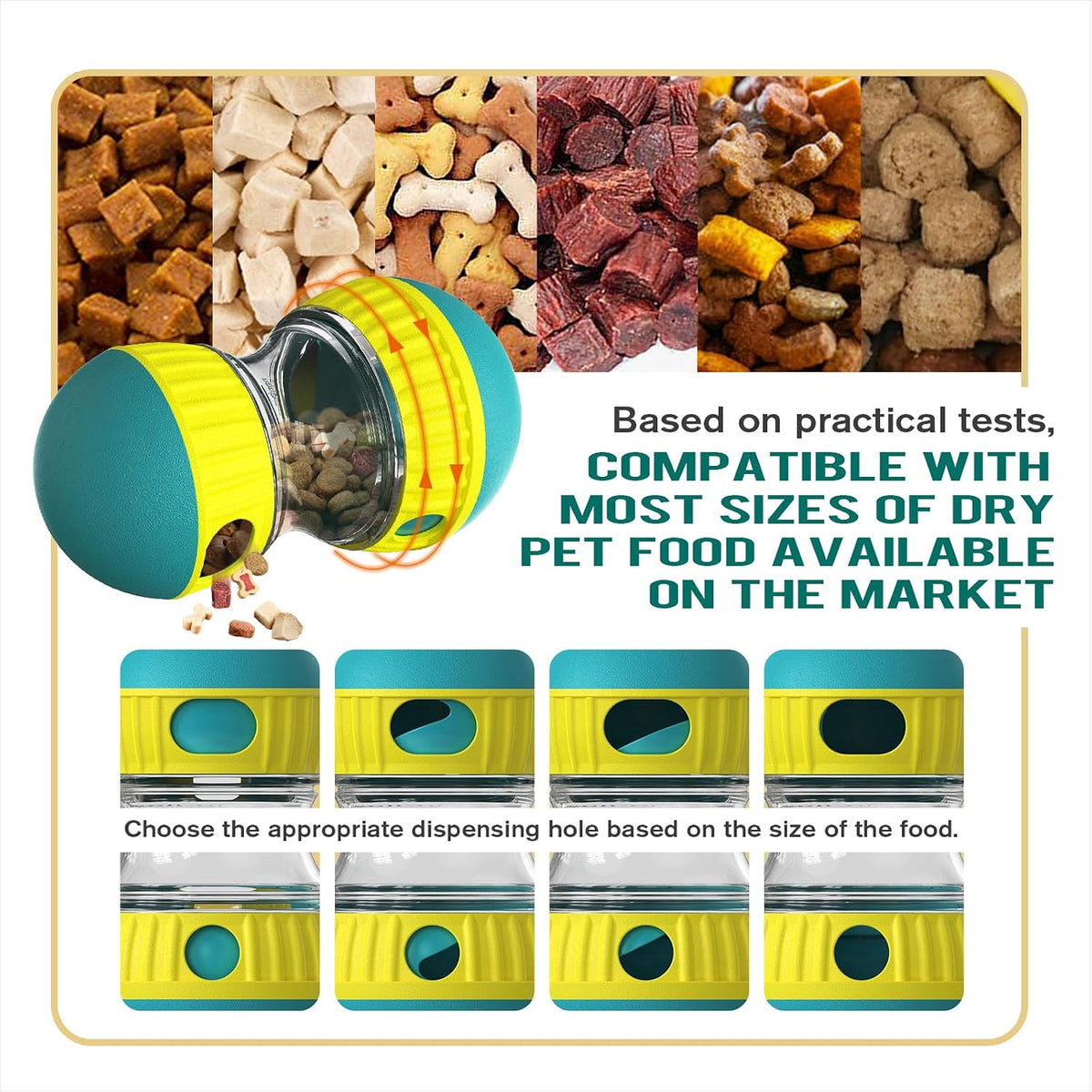 Interactive Food Puzzles Ball for Dogs - image 4