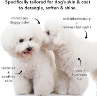 Pride and Groom The Non Shedder Box Set – Dog Shampoo & Conditioner with All Natural Blend of Essential Oils & Ingredients to Heal and Nourish for Long Lasting Shine & Manageability – 32oz
