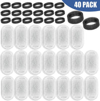 Cat Water Fountain Filter Replacement - 20 Filters & 20 Sponges - image 2