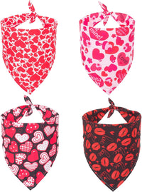 Halloween Dog Bandanas, L - X-Large / Valentine