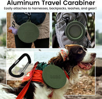 OHMO Spill Proof Collapsible Dog Bowl - 24oz / Camo Green - image 4