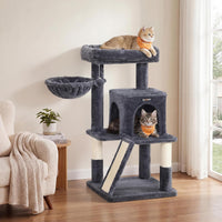 Feandrea Cat Tree, Multi-Level Condo - Smoky Gray - image 2
