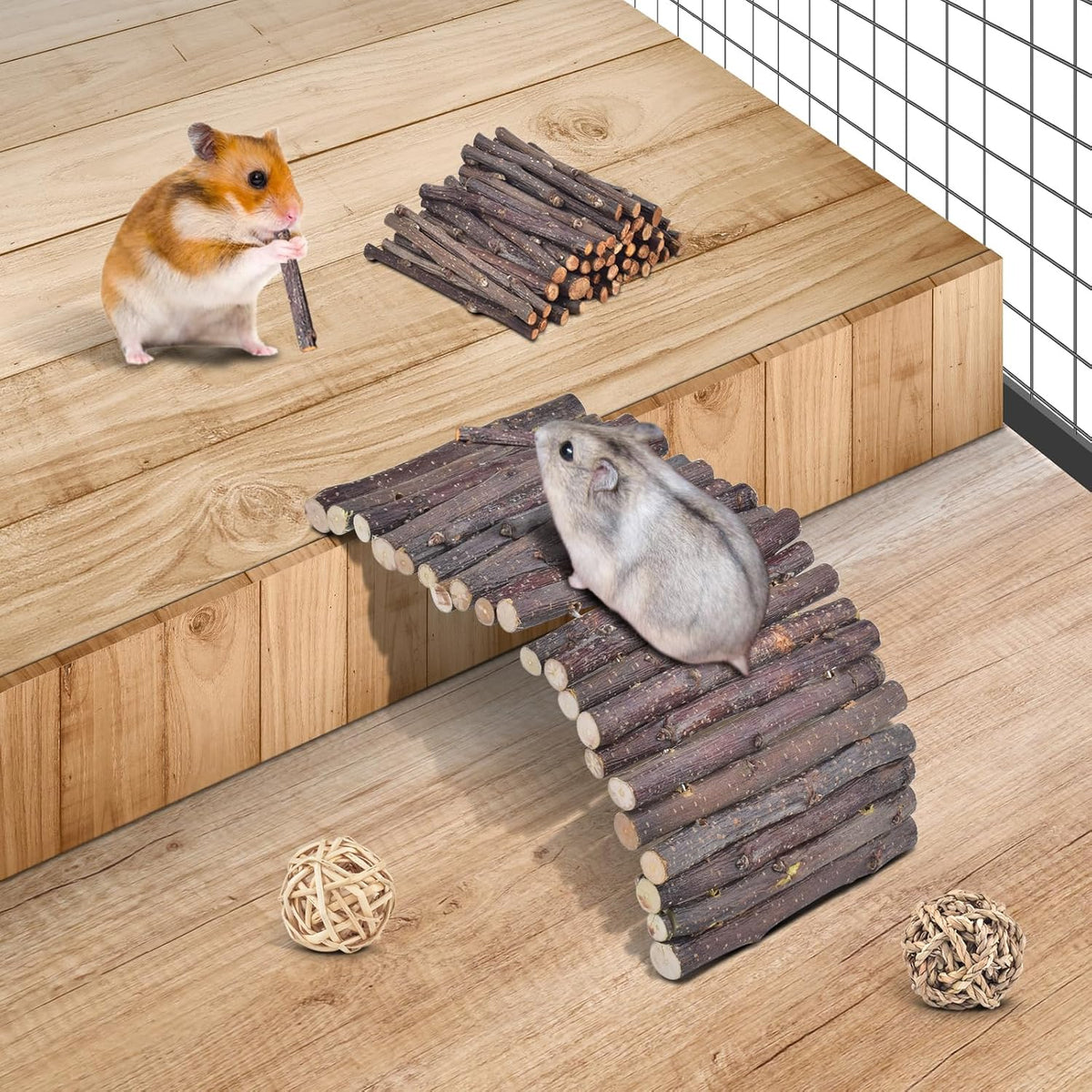 ERKOON 11 Pack Chinchillas Chew Toys - 11 Pack - image 4