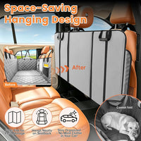 IJVAE Dog Seat Cover for Back Seat - Upgraded Gray / For Car/SUV/Small Truck - image 3