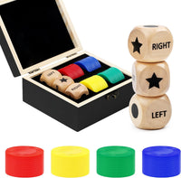 Pagather Left Right Roll Dice Game Set - Black
