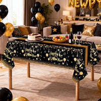 NOVWANG kids party tablecloth 4-pack in red, yellow, cloud and cow print - view 25