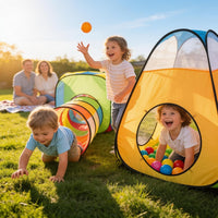 Kids Play Tunnel Tent for Toddlers - 3 Pcs B - image 4