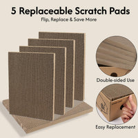 Cardboard Cat Scratcher Box XL, Indoor Cats Bed - image 4