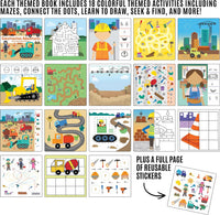 Totebook kids travel activity kit with tethered dry erase markers and ocean theme activity book - view 13