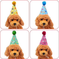 6PCS Dog Birthday Party Hats Felt for Small Medium Dogs Paw Bone – Essentials for Dogs - Party Hat / Small/Medium - image 4