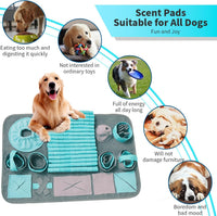 Snuffle mat for Dogs Iteractive Dog Puzzle Toy Used for Training - blue - image 4