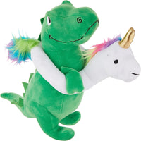 Fringe Studio Dog Plush Pet Toy with Squeaker - Multicolor