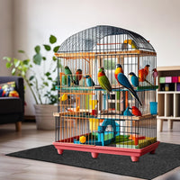 Nuanchu 48 x 48 Inch Large Bird Cage Mat - 30"L x 36"W - image 4