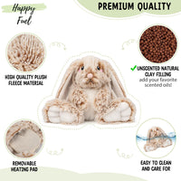 Bunny Microwavable & Weighted Stuffed Animals - Bunny - image 3