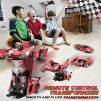 Transform Remote Control Car Toys for Boys 4-6 - Red - image 2